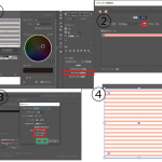 illustratorのスウォッチの配色変更