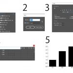 illustratorでグラフを作成